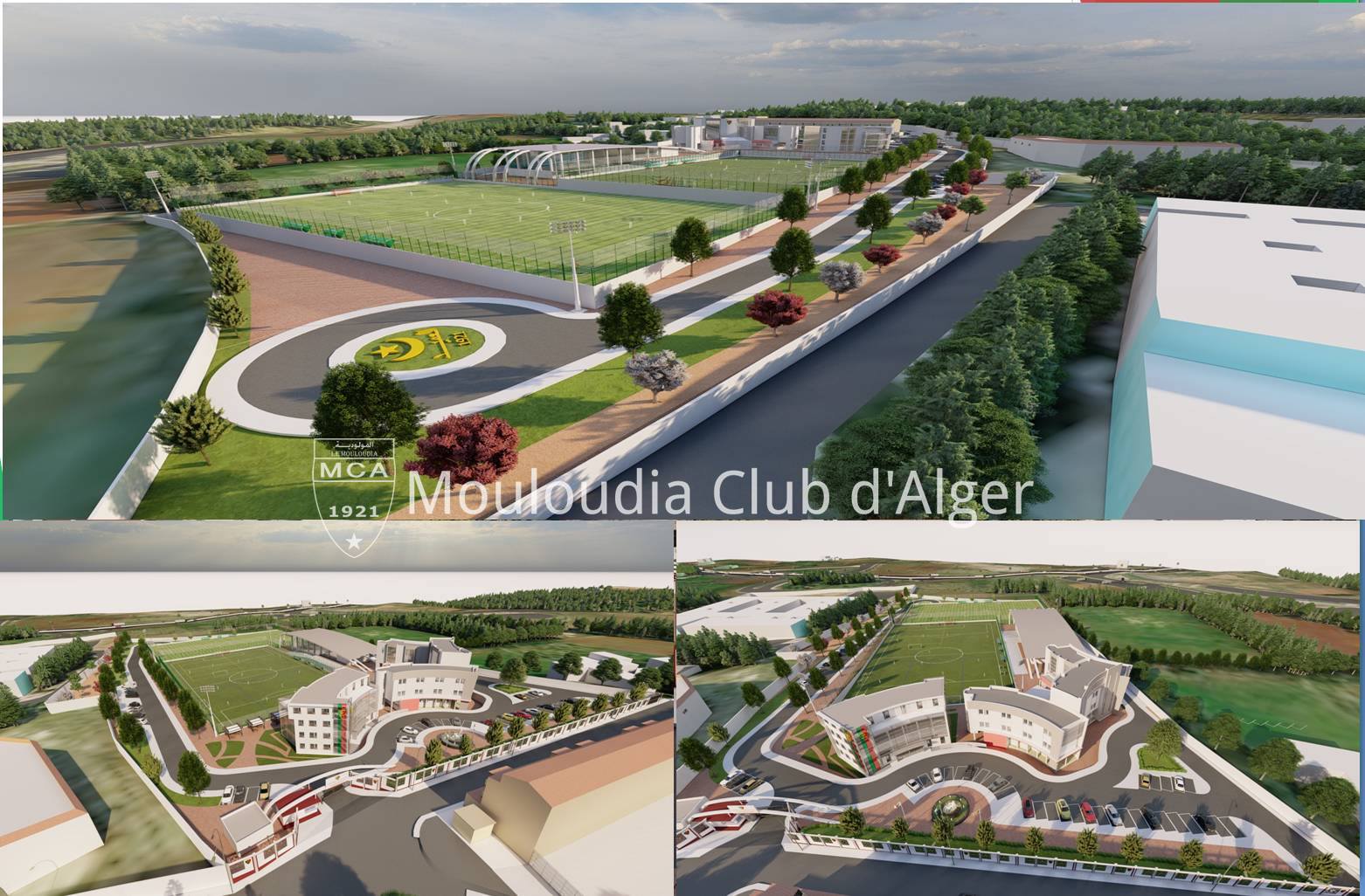 سوناطراك توقع عقد إنجاز مركز تدريب مولودية الجزائر