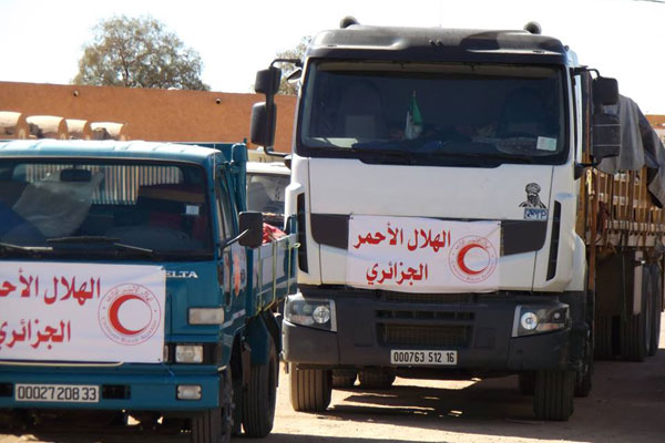 الهلال الأحمر يرسل قافلة تضامنية لميلة
