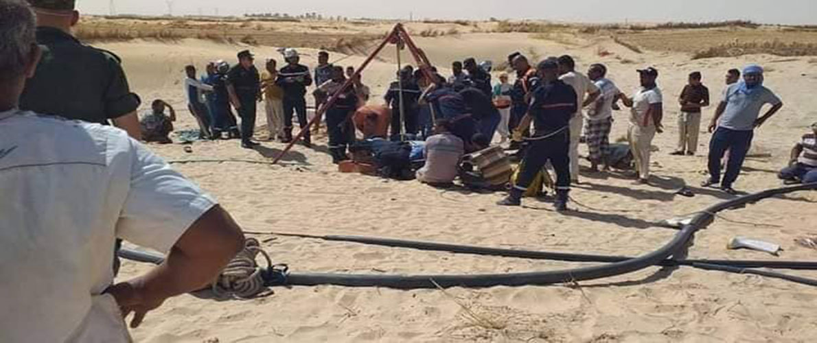 وفاة شاب اختناقا إثر انهيار بئر فلاحي بالوادي‎