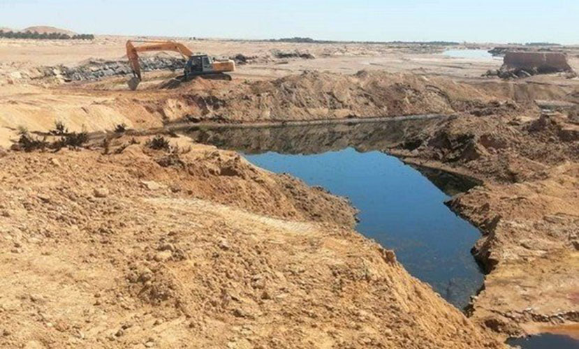 تسرب النفط: وفد من وزارة الطاقة في عين المكان