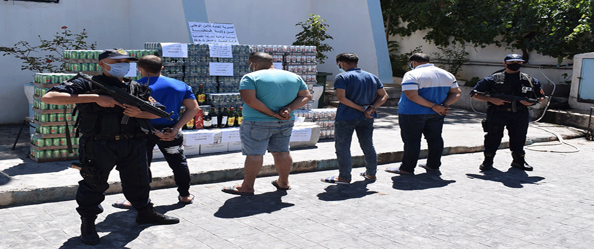 غليزان:حجز 2888 وحدة من المشروبات الكحولية