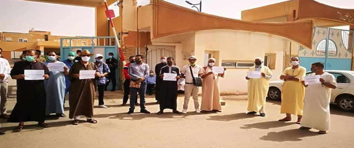 المشرية: ممثلون عن المجتمع المدني ينظمون وقفة احتجاجية