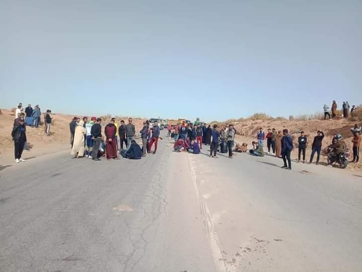 تواصل احتجاجات سكان الإدريسية 
