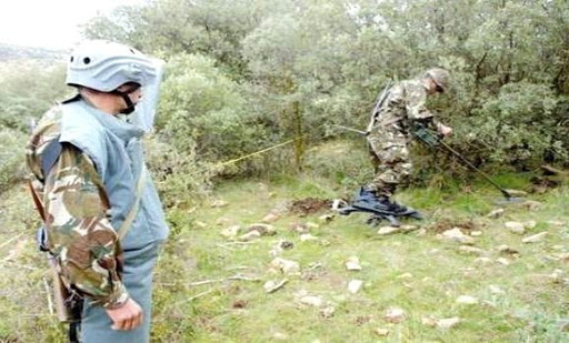 تدمير قنبلة تقليدية الصنع بتيزي وزو