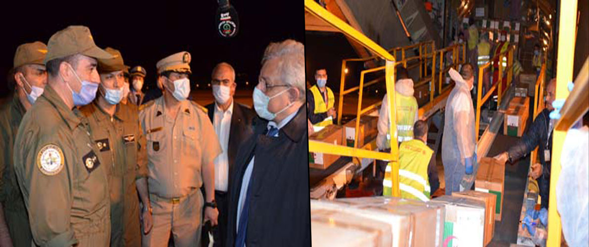 وصول شحنة جديدة من المساعدات الطبية الصينية