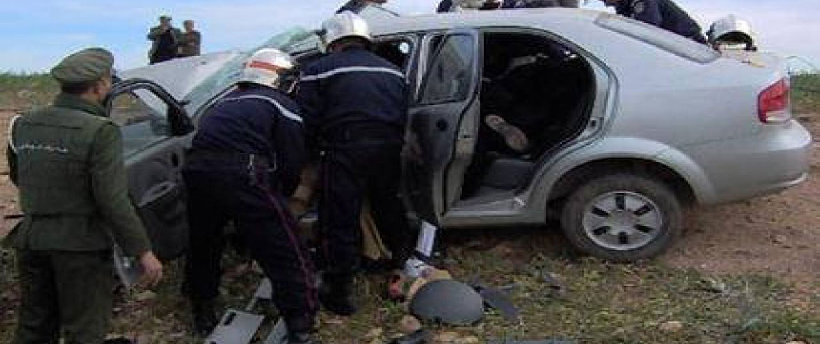 تبسة: إصابة 5 أشخاص في حادثي مرور منفصلين