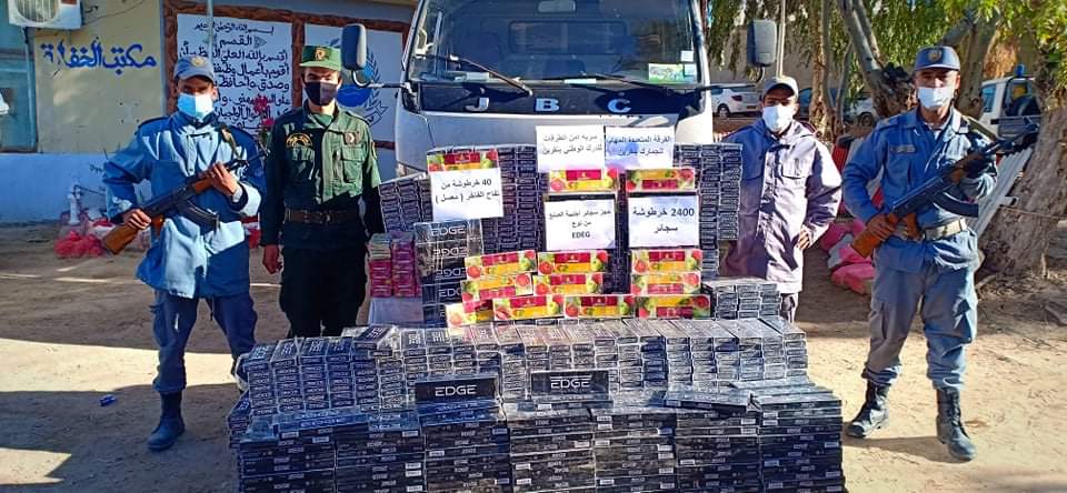 تبسة: الجمارك تحجز 2400 خرطوشة سجائر مهربة