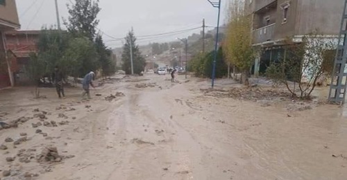 تيسمسيلت: مياه الأمطار تغمر مساكن ومرافق عمومية بلرجام