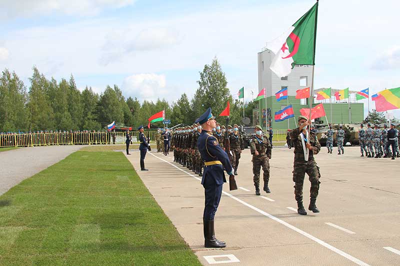 الجزائر تشارك في فعاليات الألعاب العسكرية الدولية بروسيا