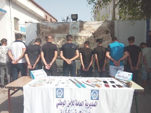 إيداع 11 مجرما الحبس بسكيكدة