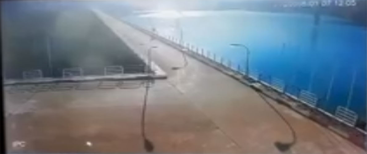 فيديو لسد بني هارون لحظة وقوع الزلزال