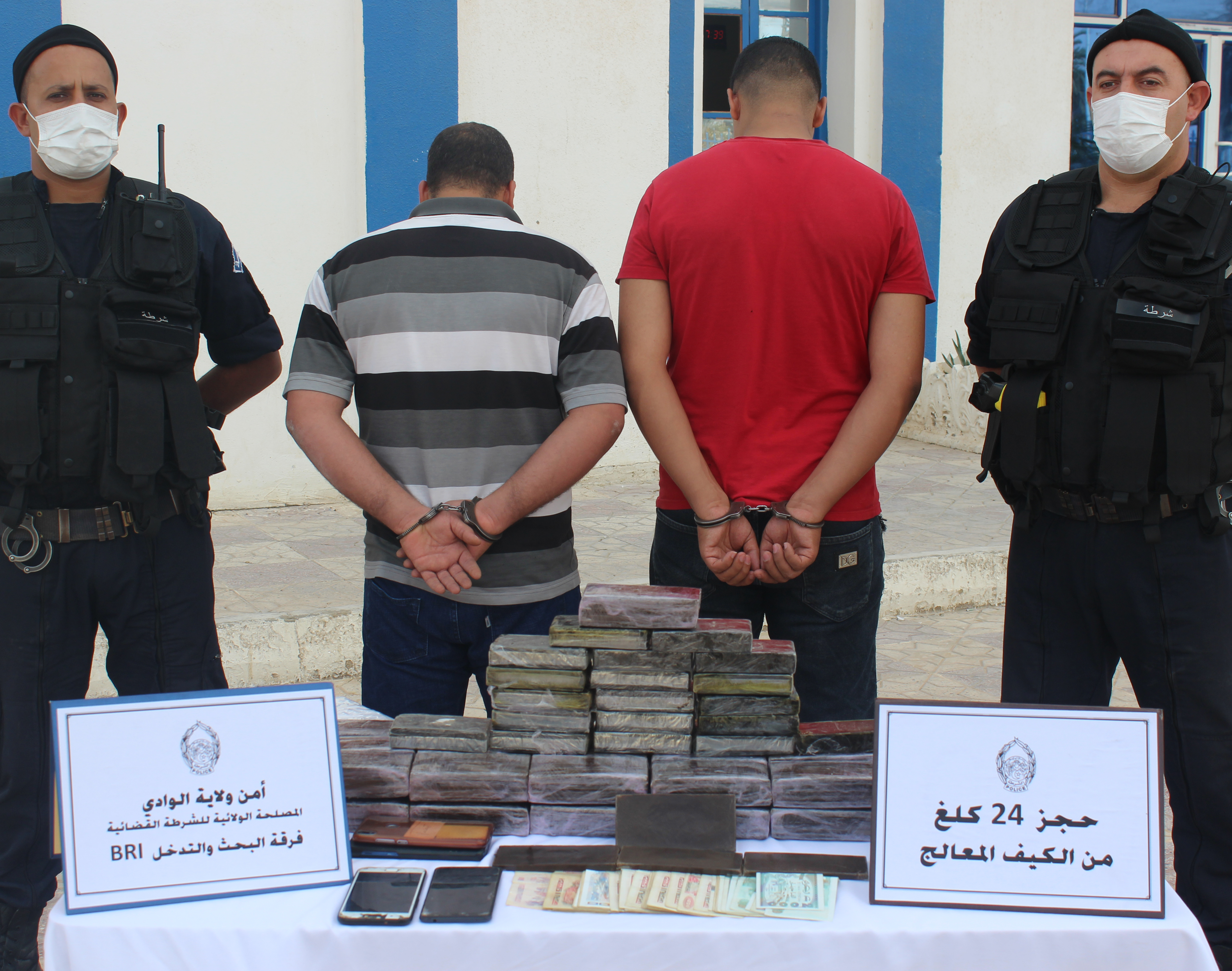 شرطة الوادي تطيح بعصابة مروجي الكيف