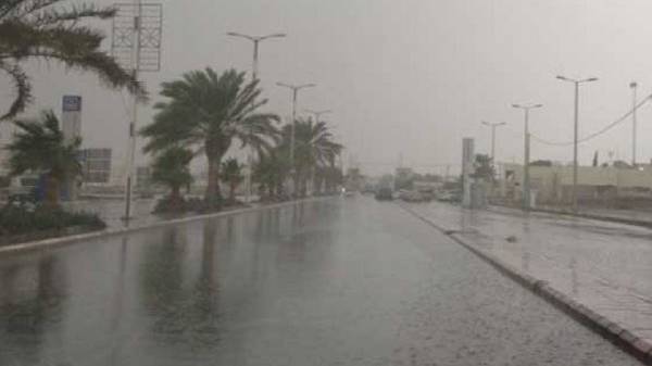 أمطار رعدية على هذه الولاية