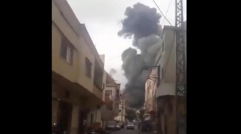 انفجار في قانا جنوب لبنان