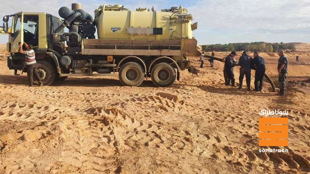 سوناطراك تسيطر على تسرب النفط في الوادي