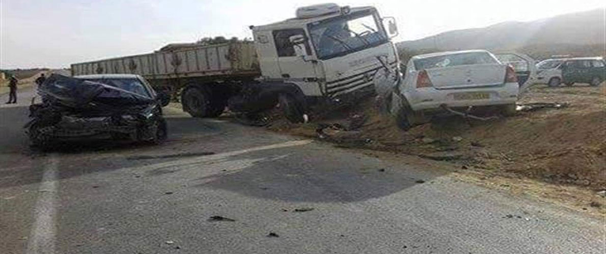  الاغواط: مقتل ثلاثة أشخاص في حادث مرور 