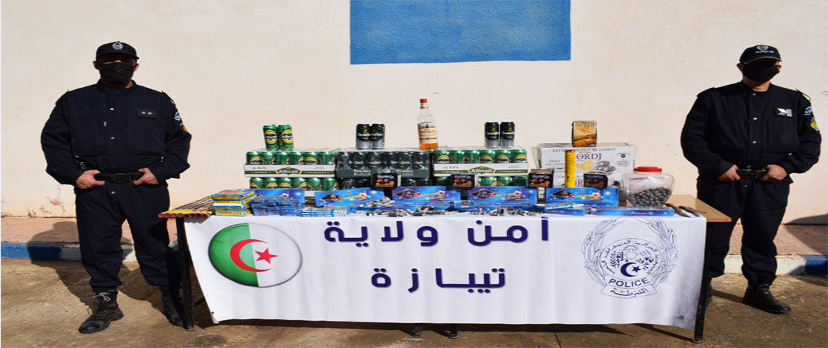 تيبازة: حجز 10127 وحدة من المفرقعات والألعاب النارية