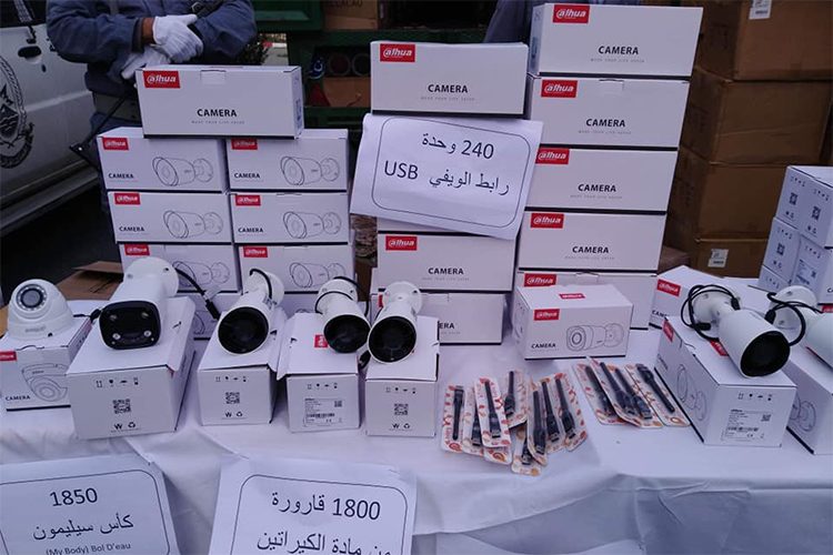 ورڨلة: حجز 7 آلاف كاميرا مراقبة