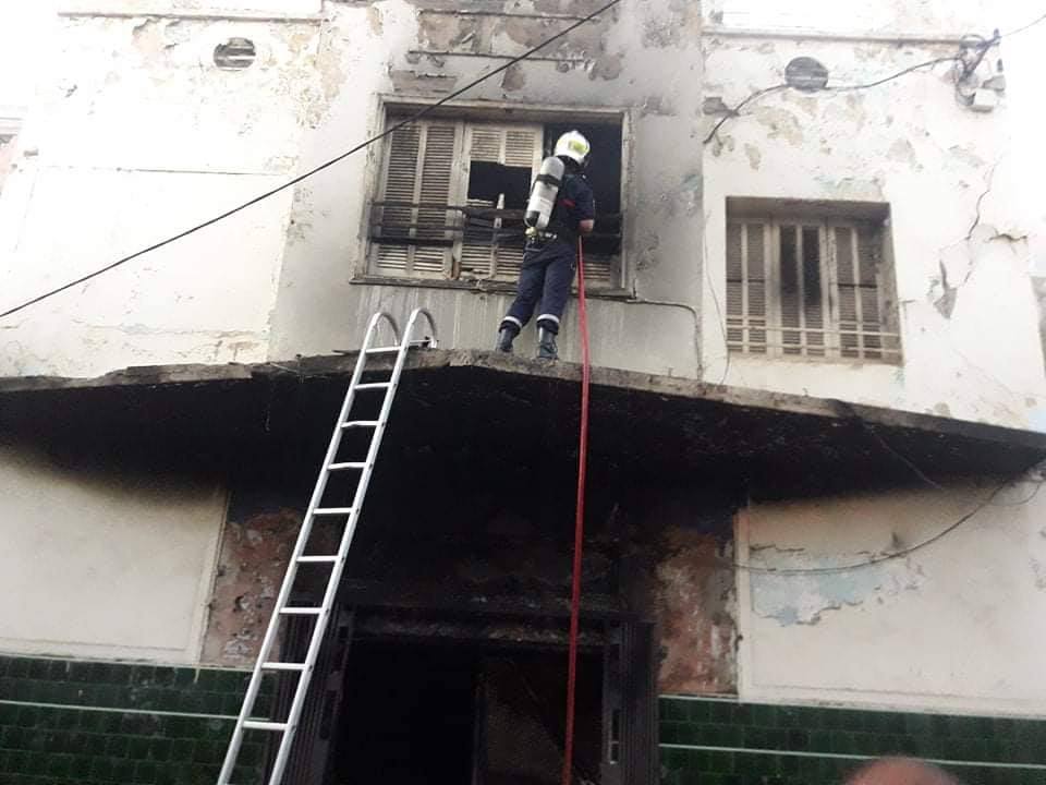 النيران تلتهم قاعة سينما