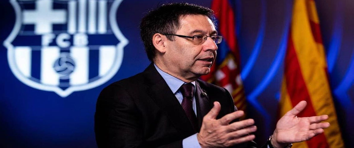 رئيس نادي برشلونة يستقيل 