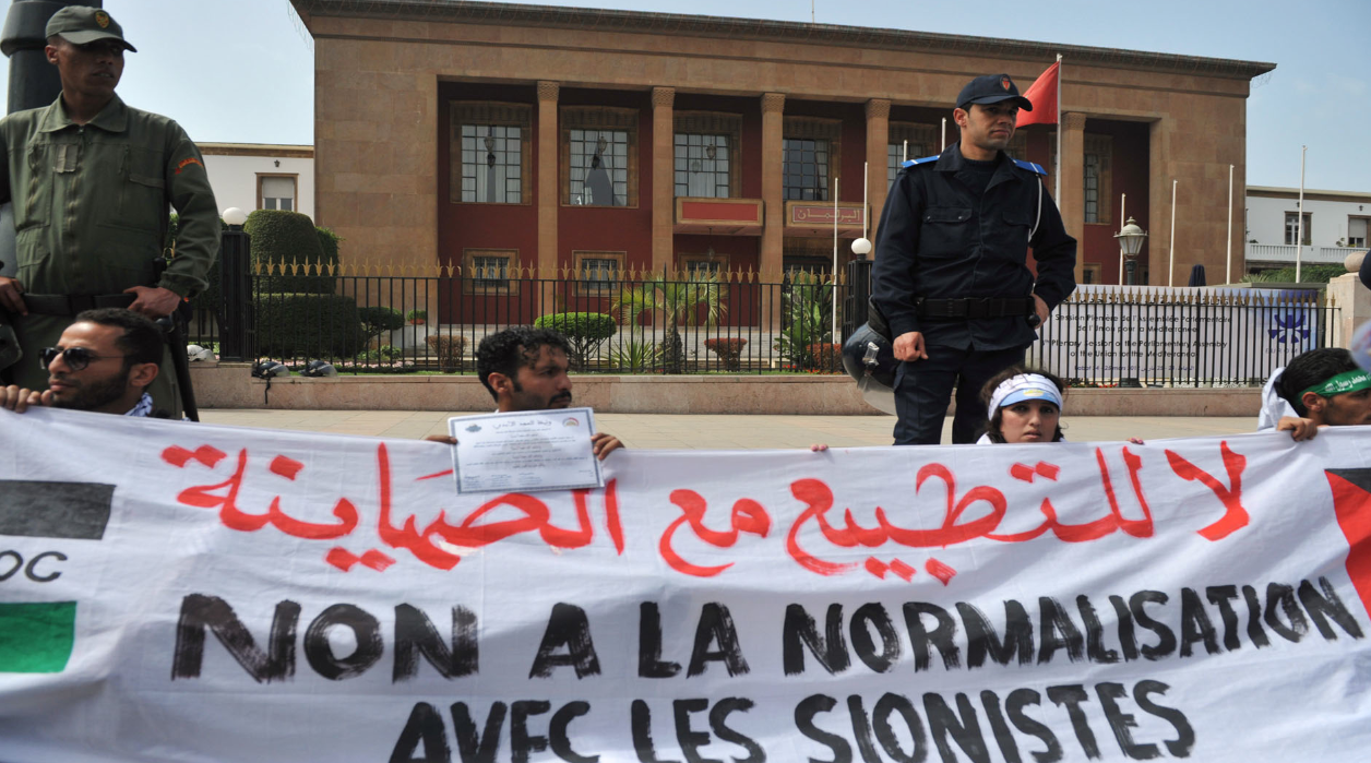 الأمن المغربي يمنع احتجاجات ضد قرار التطبيع