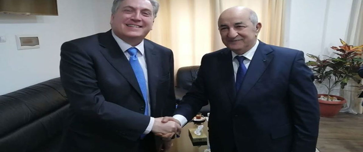 رئيس الجمهورية يستقبل سفير الولايات المتحدة الأمريكية 