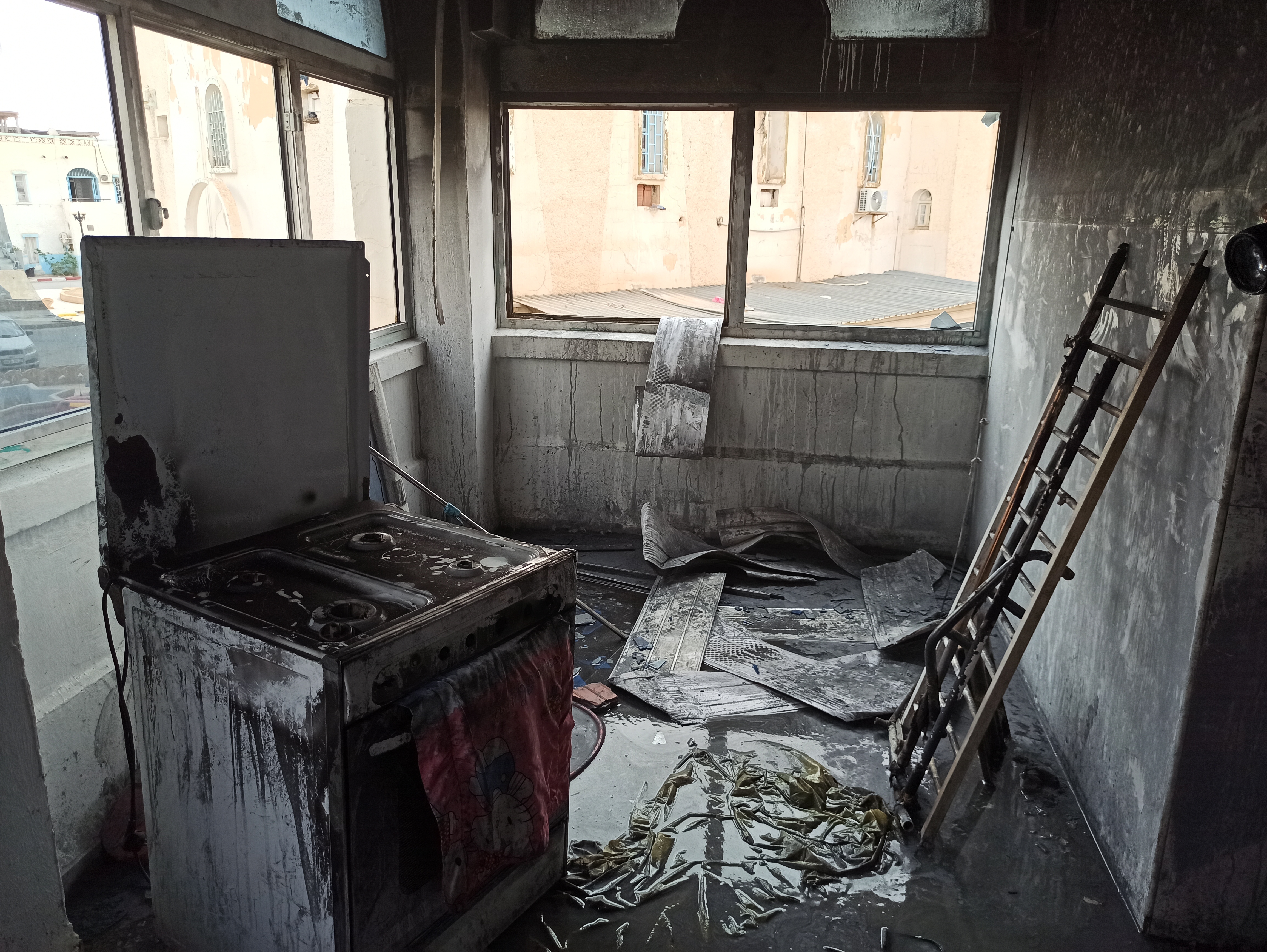 حريق بمصلحة الرضع بالوادي