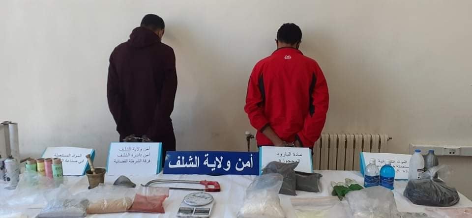 الشلف: تفكيك ورشة لصناعة البارود وتوقيف شخصين