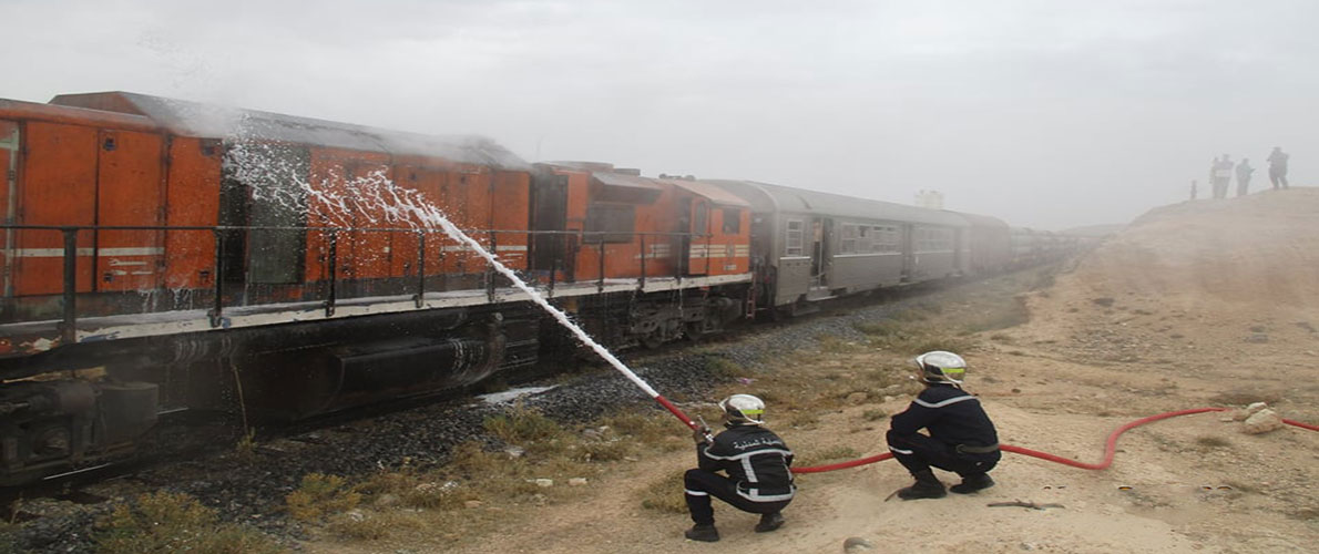 باتنة: إخماد حريق شب بقطار لنقل الوقود
