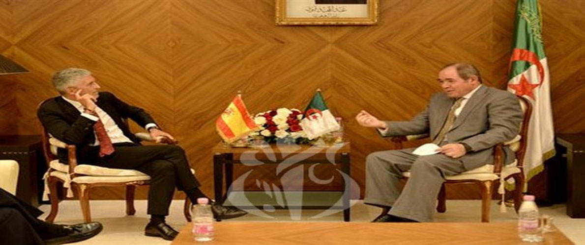 بوقادوم يستقبل وزير الداخلية الاسباني 