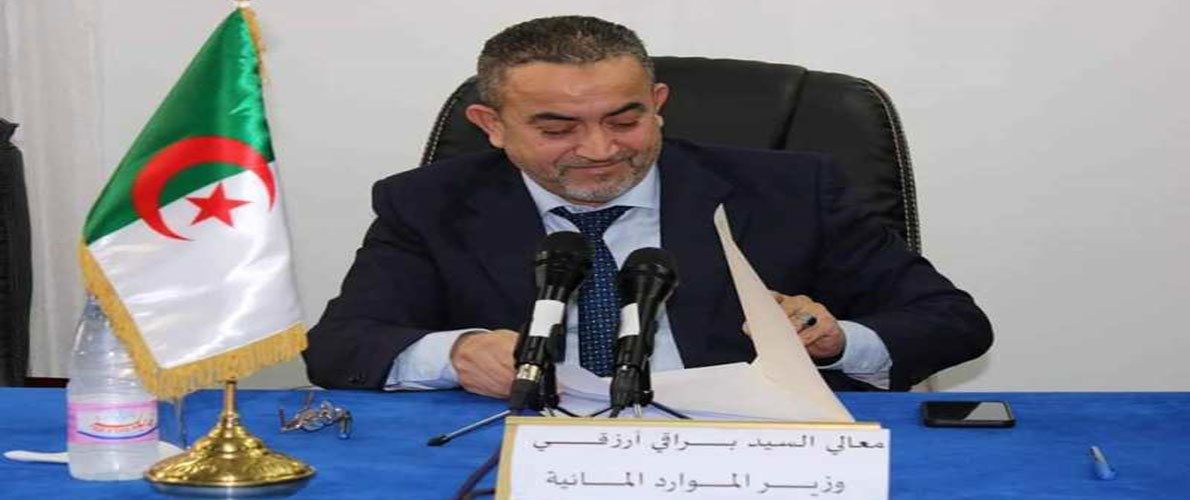 الوزير براقي يدعو المواطنين إلى ترشيد استعمال المياه 