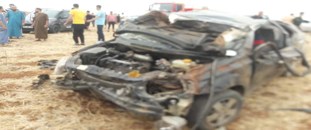  قتيلان وأربعة جرحى في حادث مرور بالشلف 