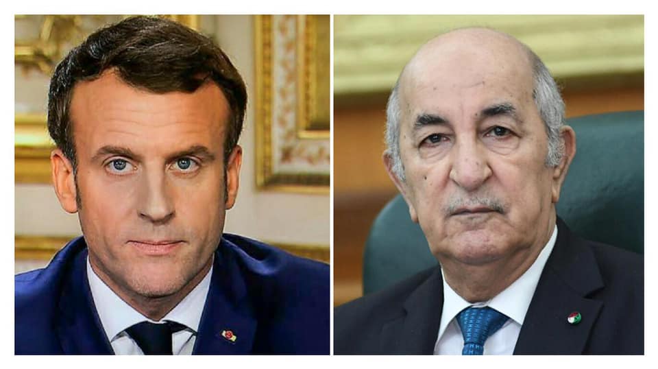 ماكرون يتصل بالرئيس تبون