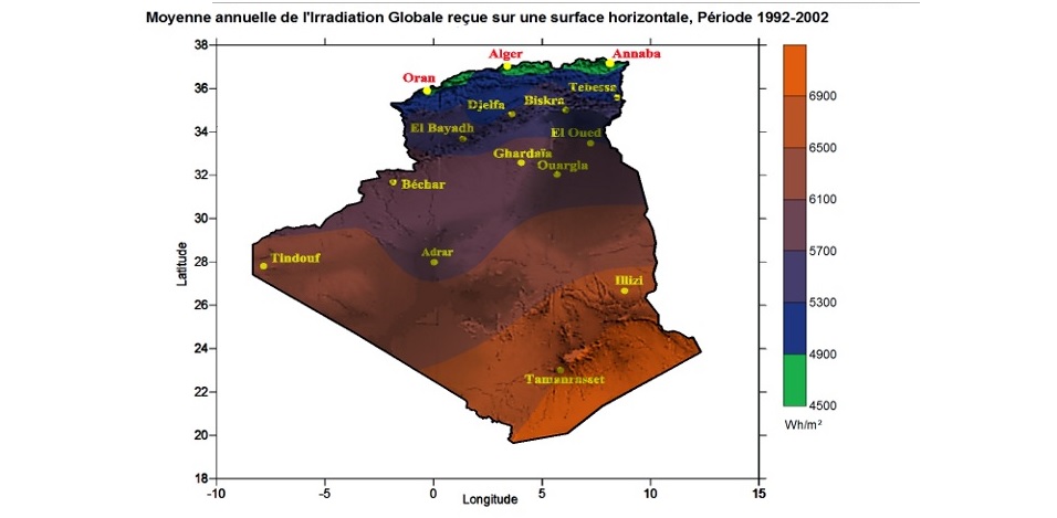 الجزائر تمتلك أحد أكبر حقول الطاقة الشمسية في العالم