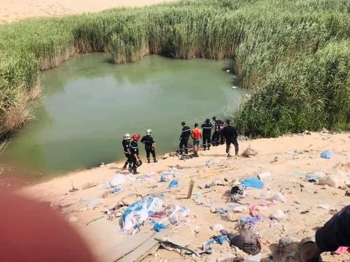 غرق طفل في بركة متعفنة بالوادي