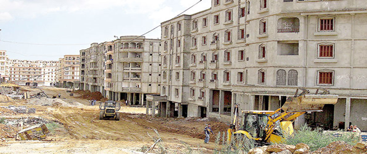 استئناف أشغال التهيئة الخارجية للمشاريع السكنية