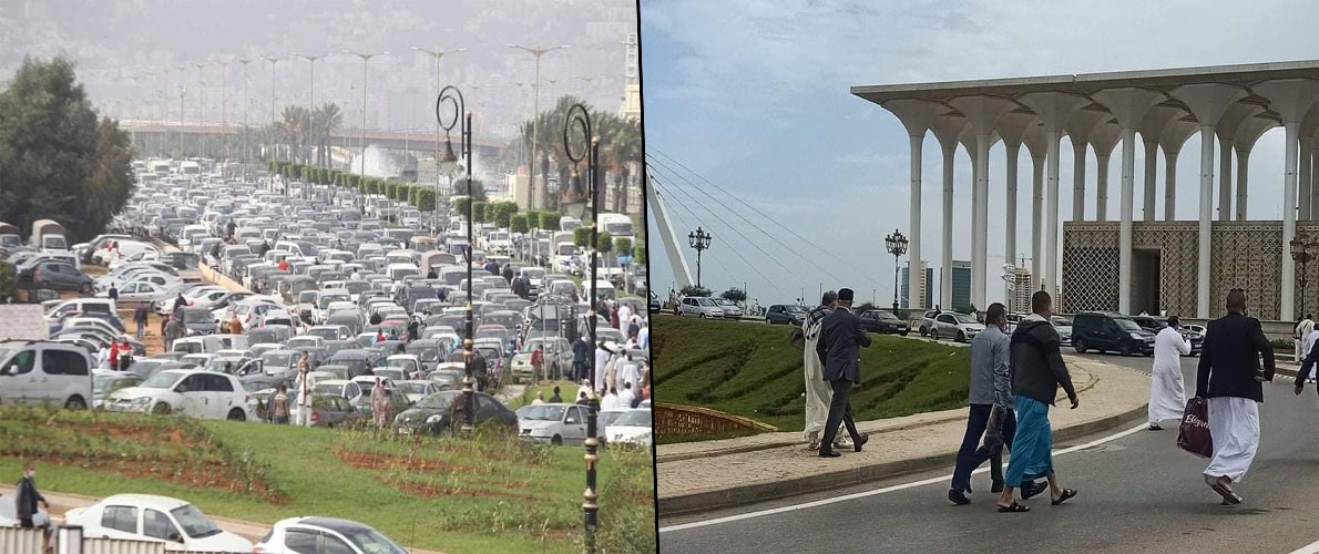 إقامة أول صلاة جمعة بجامع الجزائر 