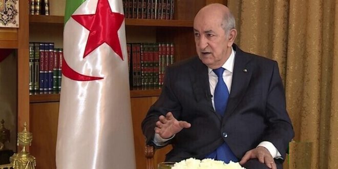 الرئيس تبون يجري لقاء مع وسائل الإعلام