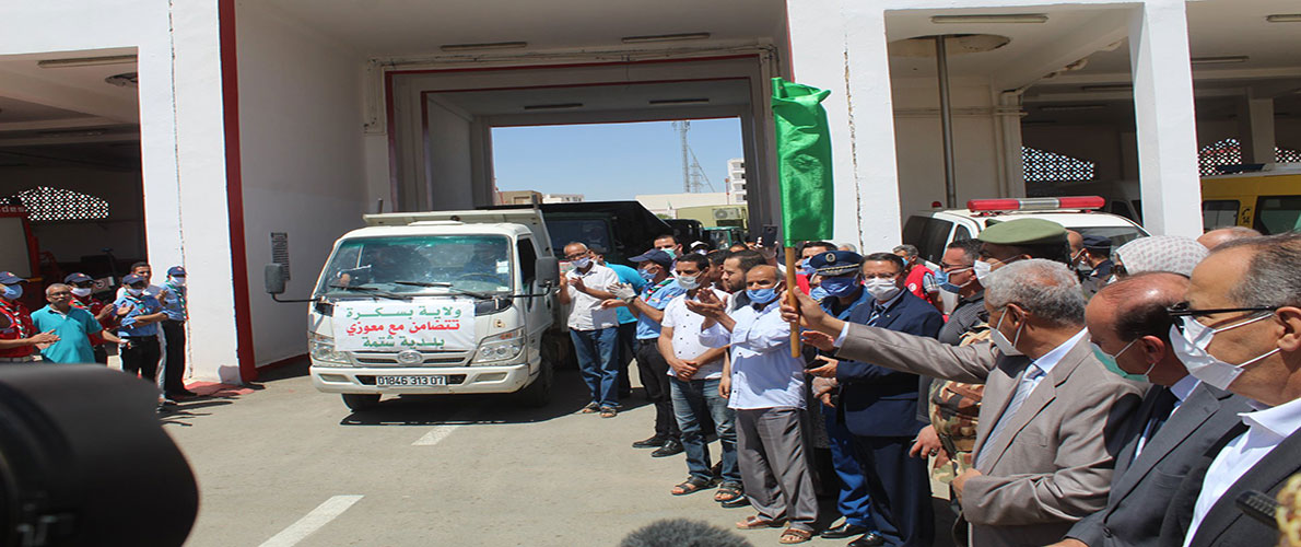 بسكرة: قافلة تضامنية بـ20 ألف طرد للمعوزين 