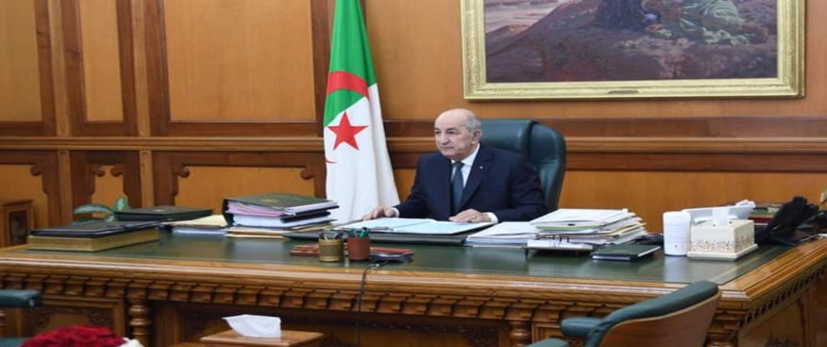 الرئاسة: الرئيس تبون أصيب بكورونا وحالته تتحسن