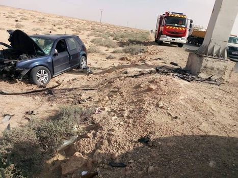 حصيلة حوادث المرور في أسبوع