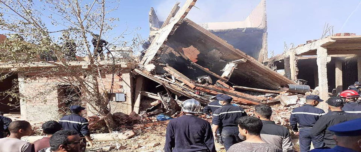 5 قتلى و16 جريحا في انفجار للغاز بالبيض