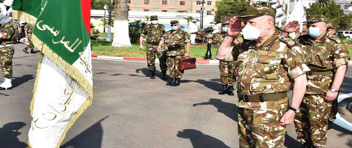 الفريق شنڨريحة في زيارة إلى الناحية العسكرية الثانية