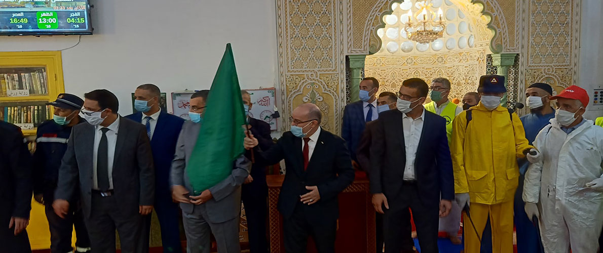انطلاق حملة وطنية لتعقيم المساجد