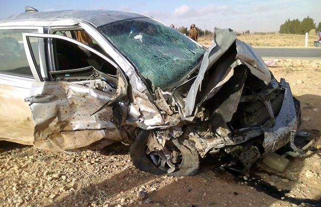 انقلاب سيارة يخلف قتيلا وجريحا بالجلفة