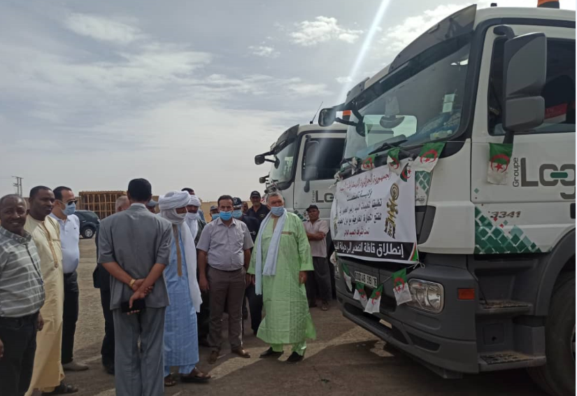 تمنراست: تصدير 800 طن من مادة الملح الى النيجر