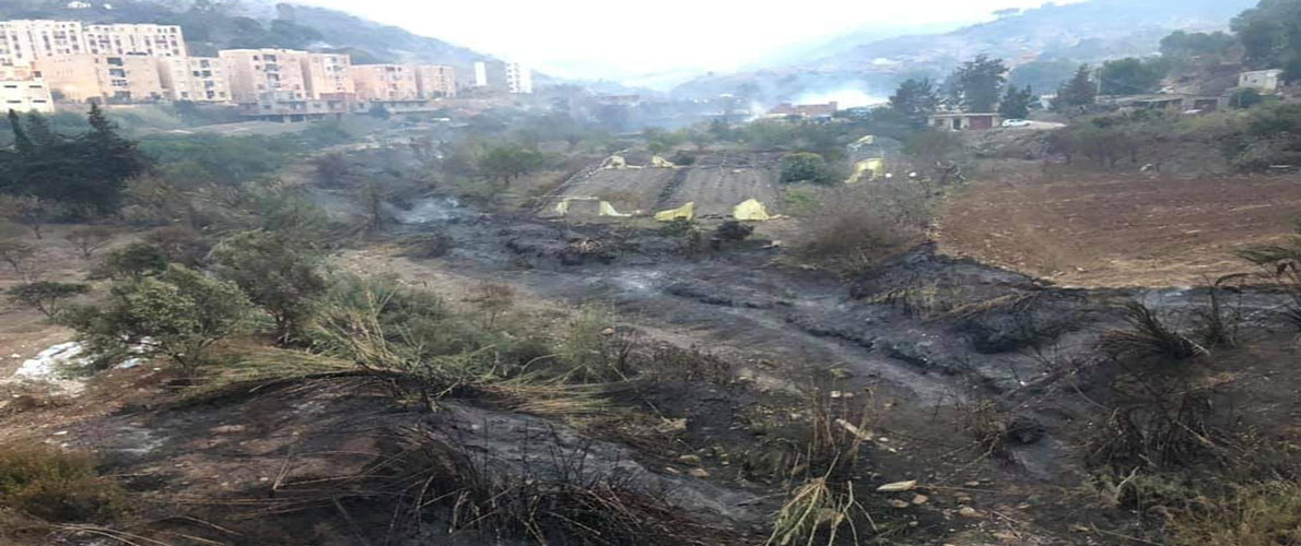 تواصل عملية إخماد الحرائق بعدة ولايات