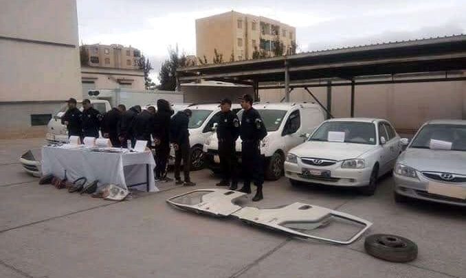 المدية:الاطاحة بشبكة وطنية تحترف سرقة المركبات
