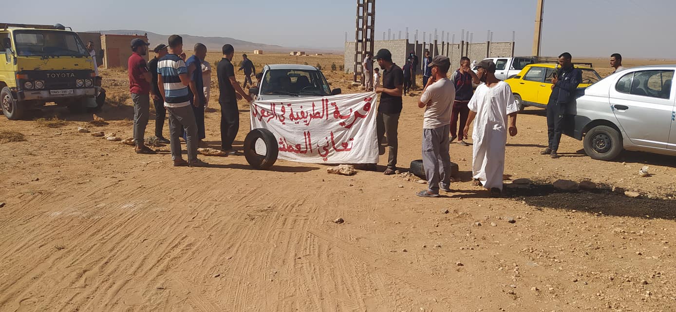 الجلفة: تجمعات ريفية ببلدية الزعفران تحتج